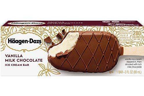 Order Haagen Dazs Vanilla Milk Chocolate Bar food online from Fresko Market store, Miami on bringmethat.com