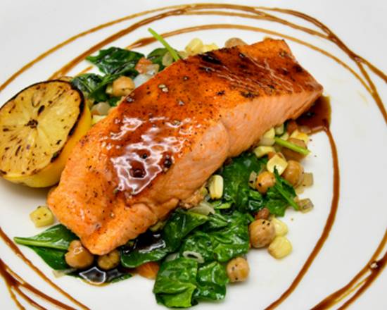 Order Seasonal Ora King Salmon food online from Morton The Steakhouse store, Orlando on bringmethat.com