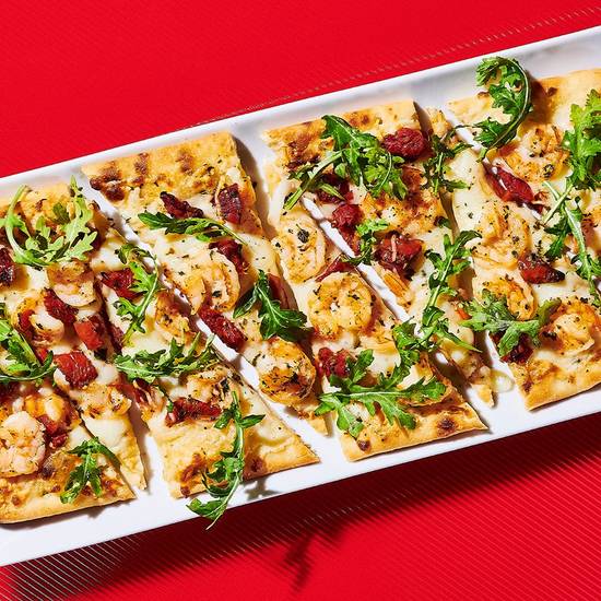 Order Shrimp Scampi Flatbread food online from Dave & Buster's store, Orlando on bringmethat.com