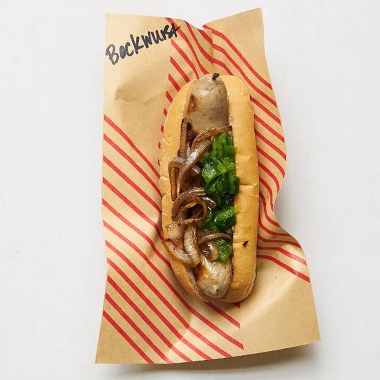 Order Bockwurst food online from Wurstkuche store, Los Angeles on bringmethat.com