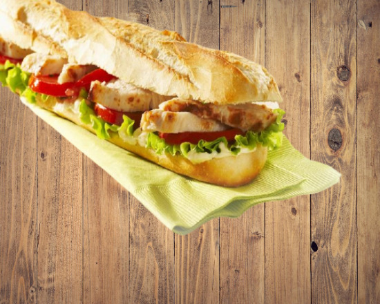 Baguette poulet