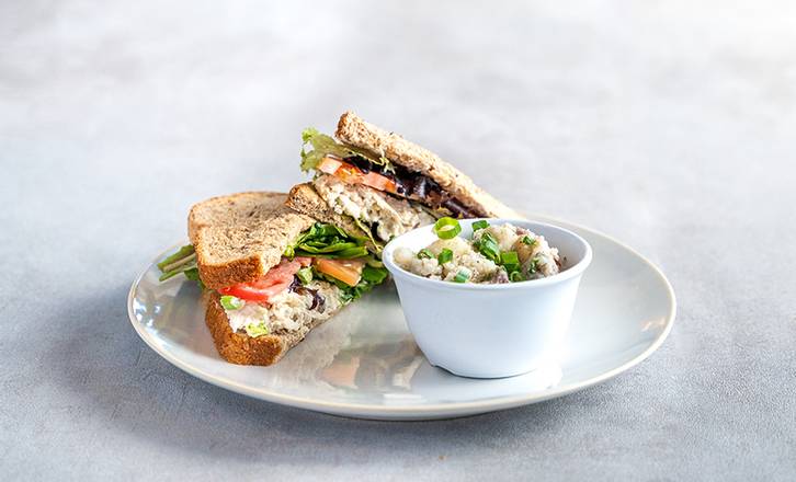 Order Chicken Salad Sandwich food online from Zoe's Kitchen store, Dallas on bringmethat.com