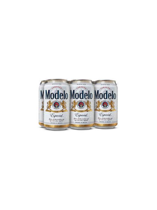 Order Modelo 6pk 12 OZ Can  (4.4 % ABV) food online from Chevron Extramile store, W Sacramento on bringmethat.com