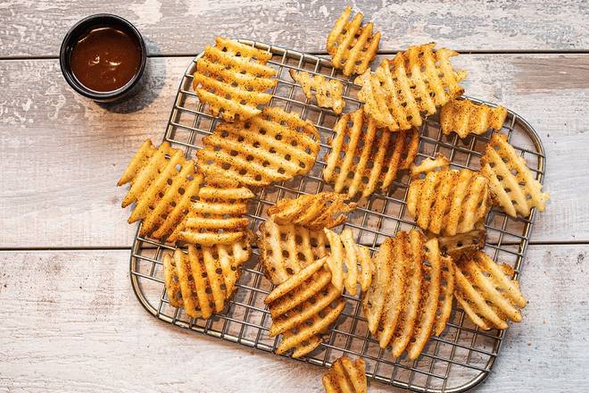 Order Waffle Fries food online from Ember Smoked BBQ store, Hattiesburg on bringmethat.com