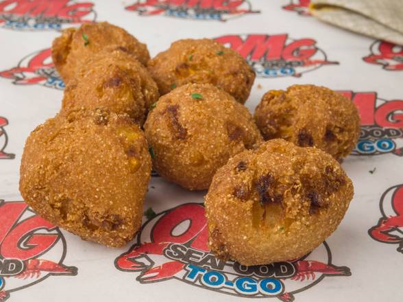 Order Hush Puppies food online from Omg Seafood To Go store, Houston on bringmethat.com