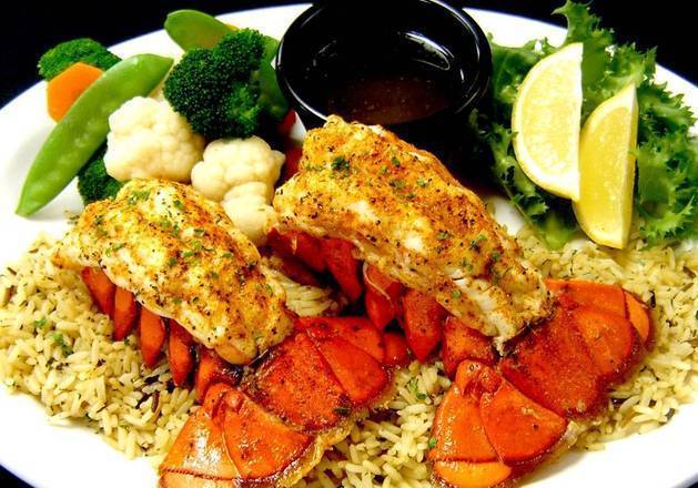 Order Twin Cold Water Lobster Tails food online from Harold Seltzer Steakhouse store, St. Petersburg on bringmethat.com