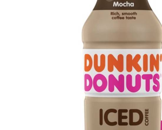 Order Dunkin Donuts Iced coffee Mocha 13.7oz food online from Fresko Market store, Miami on bringmethat.com