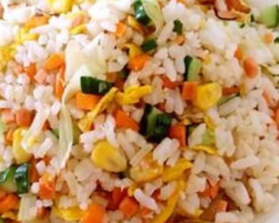 Order Assorted Vegetable Fried Rice 素什锦炒饭 food online from Shandong Bao House store, Seattle on bringmethat.com