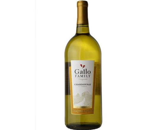 Order Gallo Family chardonnay 1.5L (13% ABV) food online from Richmond Food Center store, Richmond on bringmethat.com
