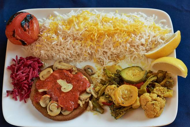Order Chef Special Vegetarian Dish food online from Shiraz Cuisine store, Watertown on bringmethat.com