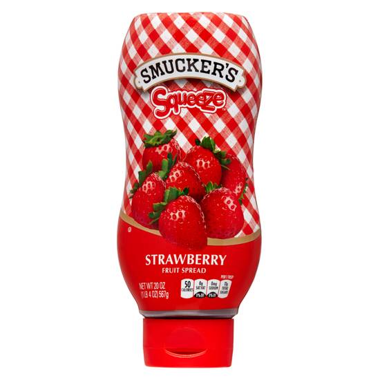 Order Smucker's Squeeze Strawberry Jelly 20oz food online from Everyday Needs by Gopuff store, Baton Rouge on bringmethat.com
