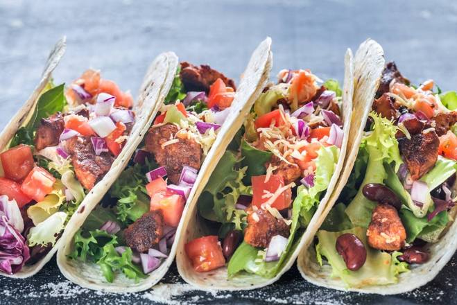 Order Veggie Taco food online from Mia Quesadillas store, Tucson on bringmethat.com