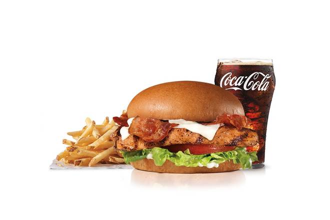 Order Charbroiled Chicken Club Sandwich Combo food online from Hardee store, Chambersburg on bringmethat.com