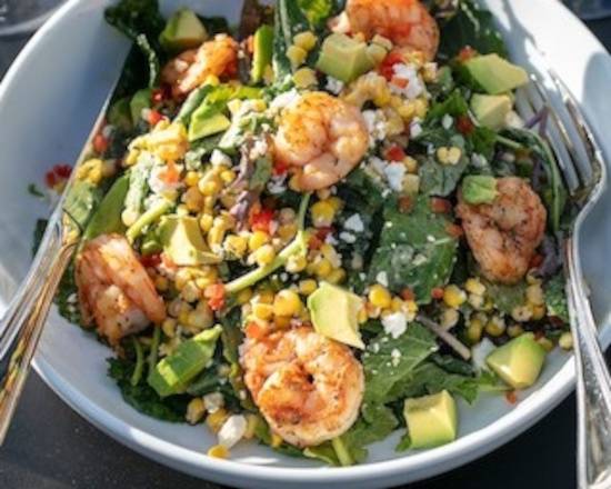 Order Grilled Shrimp & Street Corn Salad food online from Larder Gourmet Market + Eatery store, Metairie on bringmethat.com