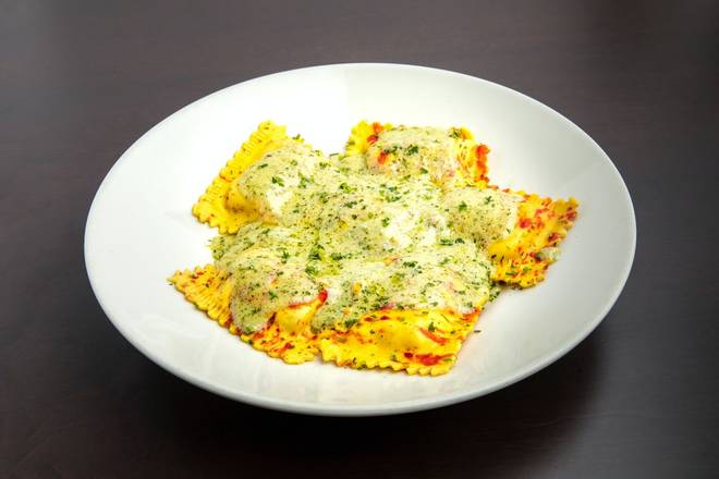 Order Gourmet Jumbo Crab Ravioli food online from Old Spaghetti Factory store, Hillsboro on bringmethat.com