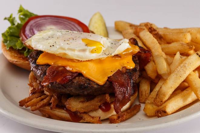 Order THE GLORY BURGER®† food online from Glory Days Grill store, Glen Burnie on bringmethat.com