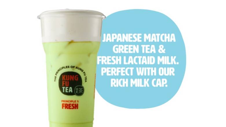Order Matcha Milk Cap food online from Kung Fu Tea store, Canton on bringmethat.com