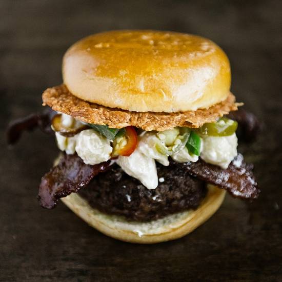 Order MAC & CHEESE BURGER food online from Sullivan store, Omaha on bringmethat.com