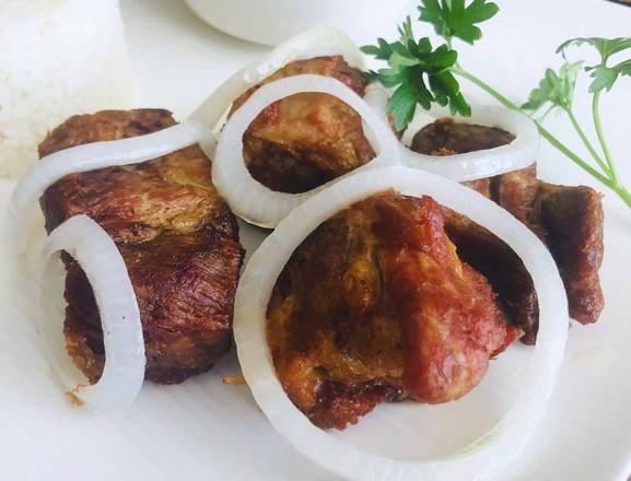Order Fried Pork Meat (Masa Frita) food online from Chuchis Restaurant store, Cape Coral on bringmethat.com