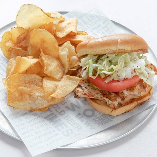 Order Chargrilled Chicken Sandwich food online from Wild Wing Cafe store, Greenville on bringmethat.com
