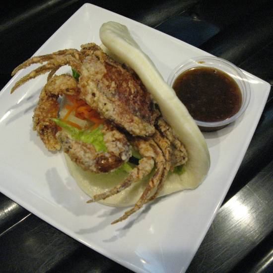 Order Crispy Soft Shelled Crab Bao food online from The Fancy Fish store, San Diego on bringmethat.com
