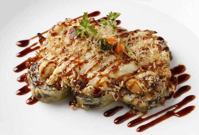 Order Baked Dynamite Roll food online from Yanagi Sushi & Grill store, Dublin on bringmethat.com