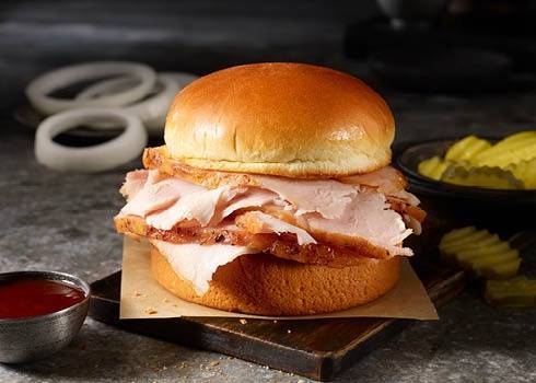 Order Turkey Classic Sandwich food online from Dickey Barbecue Pit store, Orlando on bringmethat.com