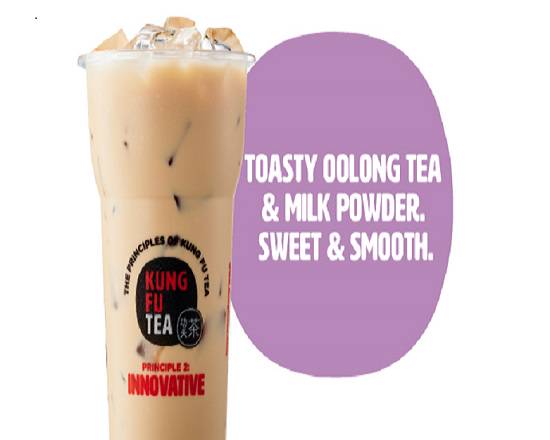 Order Hot Oolong Milk Tea food online from Kung Fu Tea store, St. Petersburg on bringmethat.com