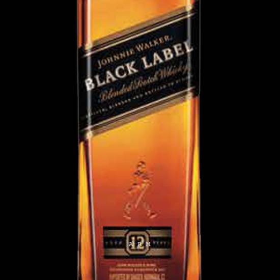 Order JOHNNIE WALKER BLACK LABEL 375ML 40%ABV  food online from Princess Liquors store, Port Saint Lucie on bringmethat.com