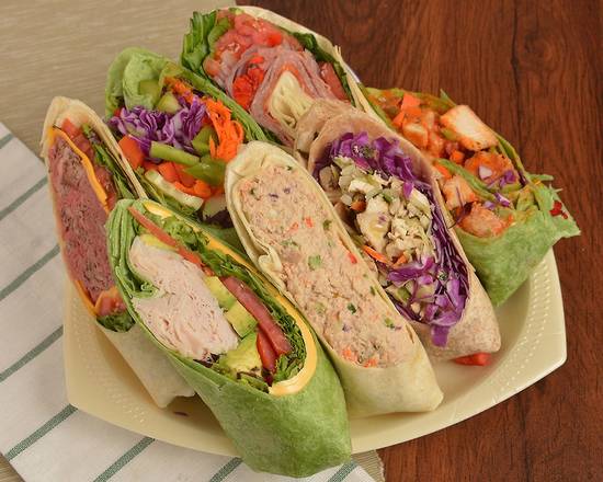Order Any Tuna Salad Wrap food online from Long Island Bagel Cafe store, Scarsdale on bringmethat.com
