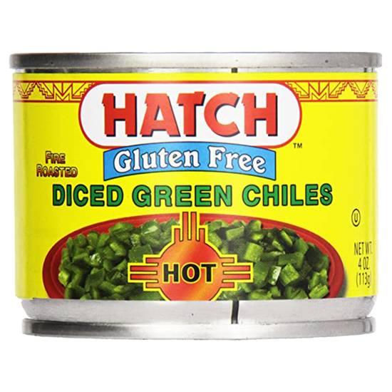 Order Hatch Chili Hot Green Diced Chiles 4oz food online from Everyday Needs by Gopuff store, St. Petersburg on bringmethat.com