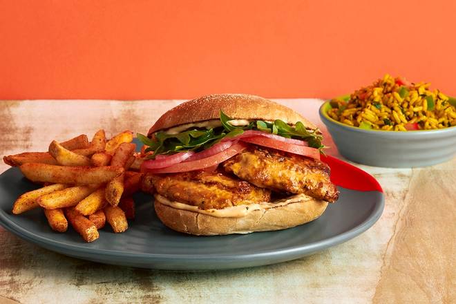 Order The Thigh & Mighty Sandwich food online from Nando Peri-Peri store, Oak Brook on bringmethat.com