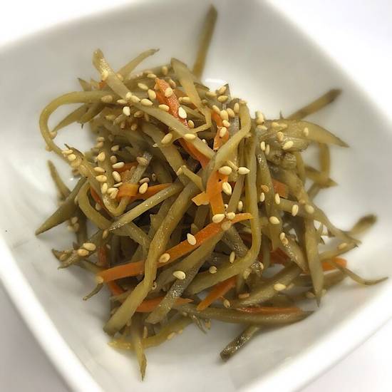 Order Kinpira Gobo food online from K-ZO Restaurant store, Culver City on bringmethat.com