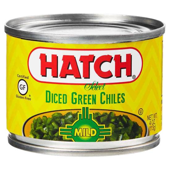 Order Hatch Chili Mild Green Diced Chiles 4oz food online from Everyday Needs by Gopuff store, Baton Rouge on bringmethat.com