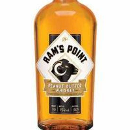 Order Ram's Point Peanut Butter Whiskey 750ml food online from Rocky Liquor store, Claremont on bringmethat.com