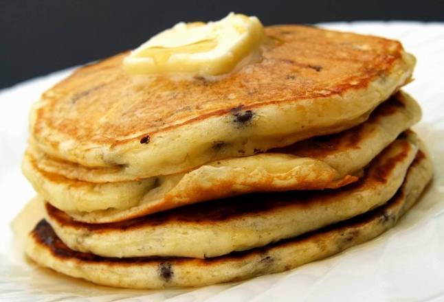Order Chocolate Chip Buttermilk Pancakes food online from Moonlite Diner store, Fort Lauderdale on bringmethat.com