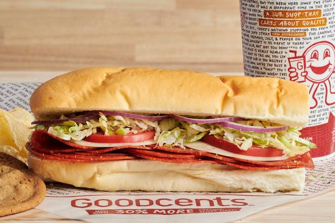Order Pepperoni food online from Goodcents Deli Fresh Subs store, Gardner on bringmethat.com