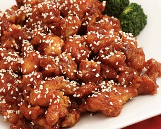 Order Sesame Chicken food online from Red Apple Chinese Restaurant store, Harahan on bringmethat.com