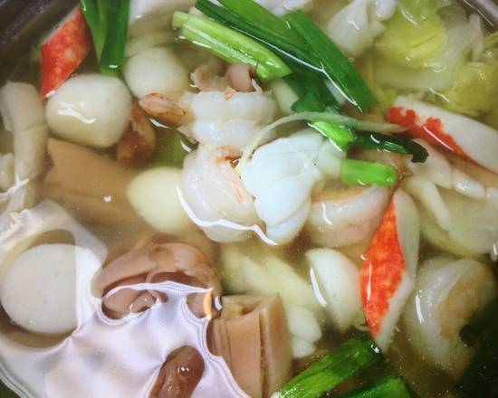 Order Seafood Fire Pot (large) food online from Canton Chinese Restaurant store, Richardson on bringmethat.com