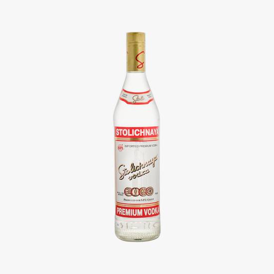 Order Stolichnaya Vodka food online from Cabrillo Fine Wines & Liquors store, San Pedro on bringmethat.com