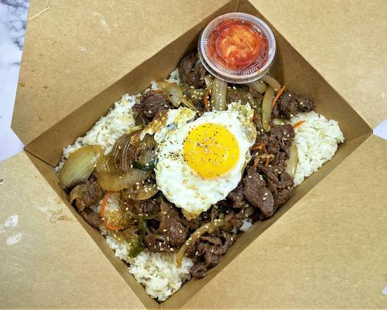 Order Beef Bulgogi plate food online from Korean BBQ & Rice store, Houston on bringmethat.com