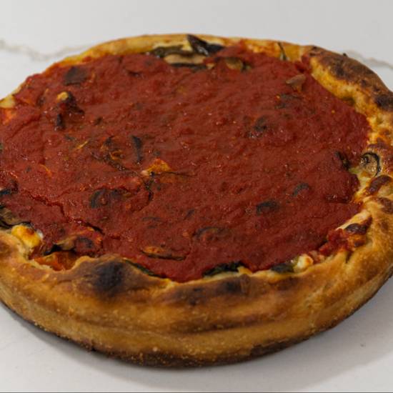 Order Veggie Pie food online from Deep & Juicy Pizza store, Los Angeles on bringmethat.com