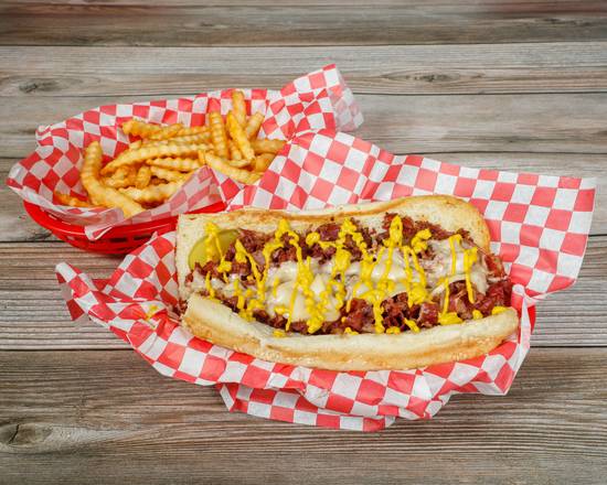 Order Combo - Pastrami Burger food online from Triangle Drive In store, Tulare on bringmethat.com