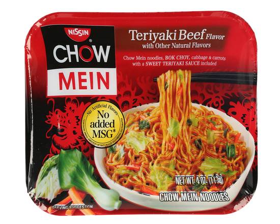 Order Nissin Chow Mein Terriyaki Beef food online from Fresko Market store, Miami on bringmethat.com