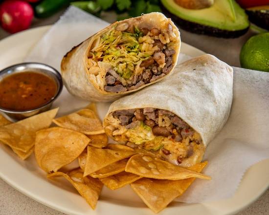 Order Steak Burrito food online from Homemade Taqueria store, New York on bringmethat.com