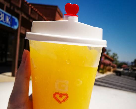 Order Mango Slush food online from Go Heart Tea Bar store, San Diego on bringmethat.com