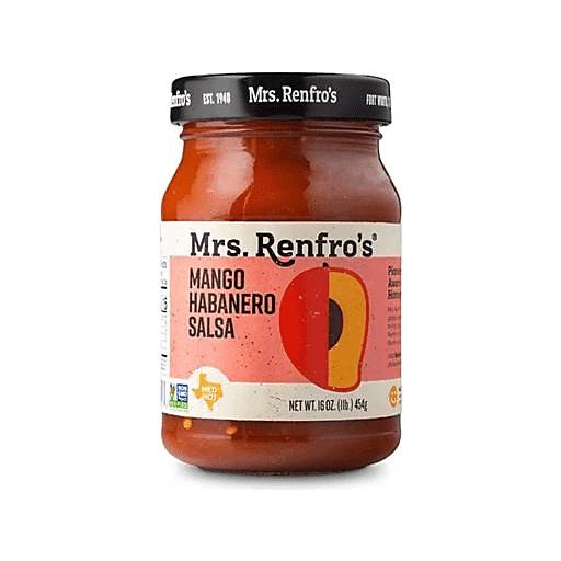 Order Mrs. Renfro's Mango Habanero Salsa 16oz food online from Everyday Needs by Gopuff store, San Rafael on bringmethat.com