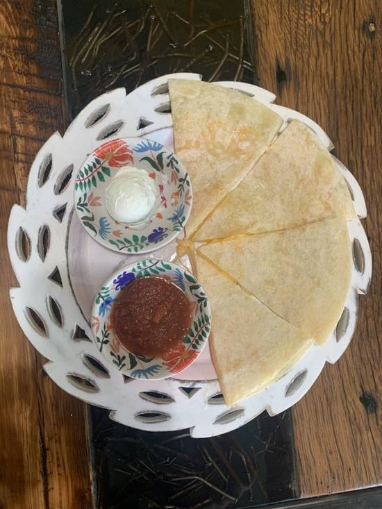 Order Cheese only Quesadilla food online from El Jefe's Taqueria store, STATE COLLEGE on bringmethat.com
