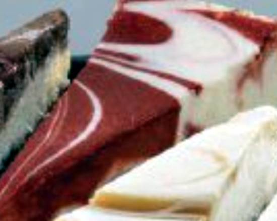Order Strawberry Swirl Cheesecake food online from OB Deli store, San Diego on bringmethat.com