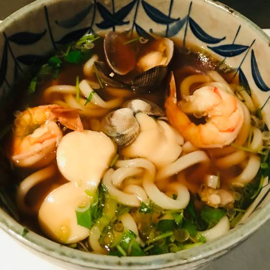 Order Seafood Udon (Thick Noodle) food online from Matsuhisa store, Beverly Hills on bringmethat.com